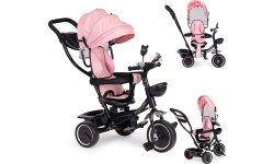 Rowerek trójkołowy ECOTOYS z obrotowym siedziskiem i rączką