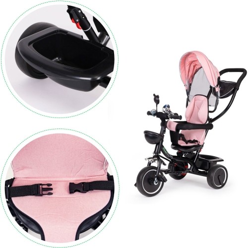 Rowerek trójkołowy ECOTOYS z obrotowym siedziskiem i rączką