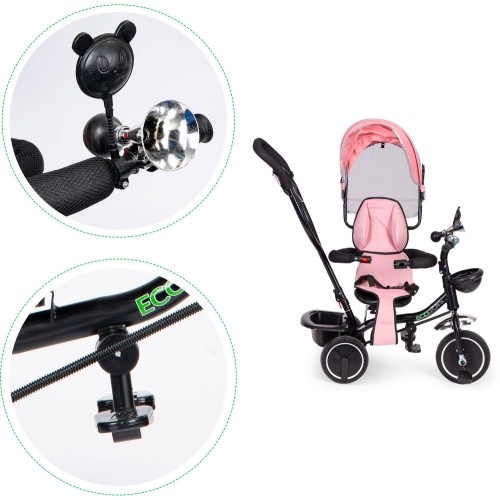 Rowerek trójkołowy ECOTOYS z obrotowym siedziskiem i rączką