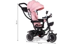 Rowerek trójkołowy ECOTOYS z obrotowym siedziskiem i rączką