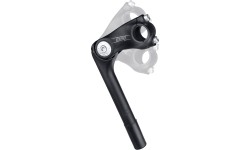 Wspornik kierownicy FORCE S6 1" 25,4 / 90mm, regulowany (aluminiowy, czarny)