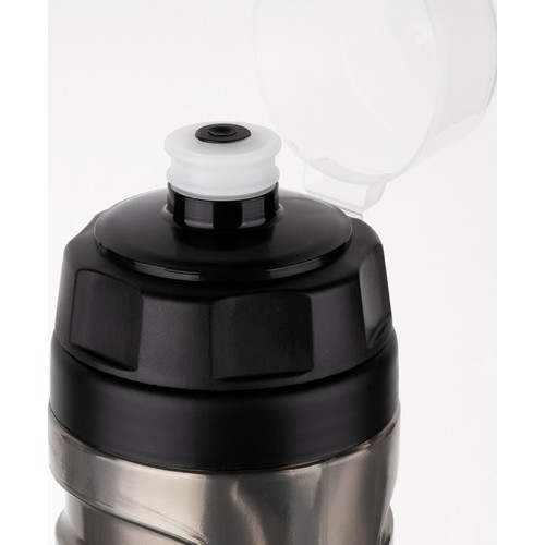 Bidon termiczny FORCE WARM 0,5 l (przezroczysty czarny)