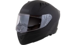 Kask motocyklowy Cassida Aero Solid, matowy czarny/szary