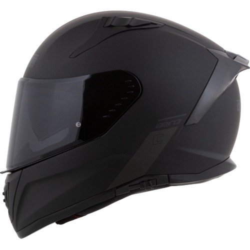 Kask motocyklowy Cassida Aero Solid, matowy czarny/szary