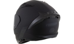 Kask motocyklowy Cassida Aero Solid, matowy czarny/szary