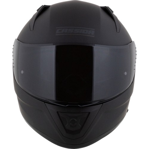 Kask motocyklowy Cassida Aero Solid, matowy czarny/szary