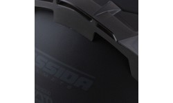 Kask motocyklowy Cassida Aero Solid, matowy czarny/szary