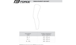 Ocieplacze na nogi FORCE Breeze (czarne) XS-S