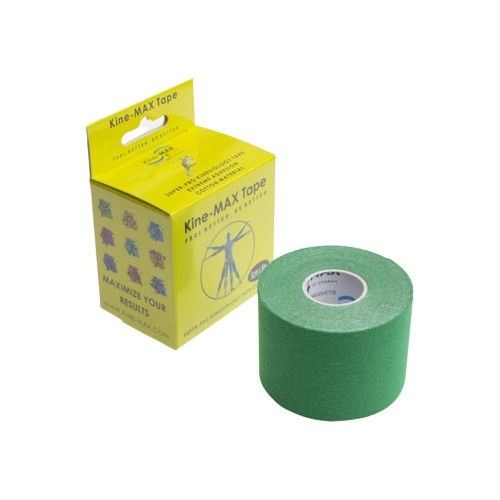 Žalios spalvos kinezioteipas Kine-MAX SUPER PRO COTTON