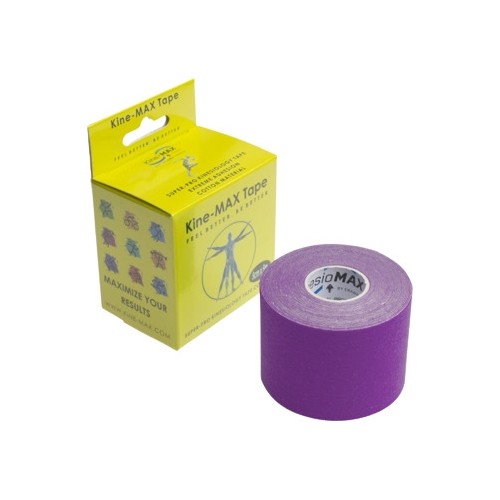 Violetinės spalvos kinezioteipas Kine-MAX SUPER PRO COTTON