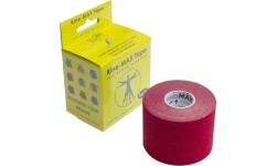 Raudonos spalvos kinezioteipas Kine-MAX SUPER PRO COTTON