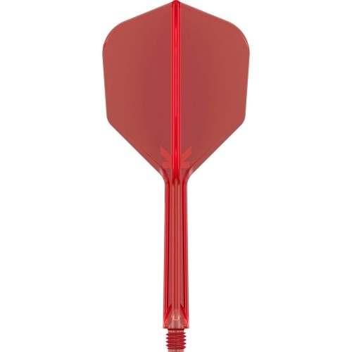 Piórka do rzutek Target K-Flex No.6 Short, 3 szt. - Czerwony