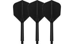 Piórka do darta Target K-Flex No.6 Medium, 3 szt. - Czarny