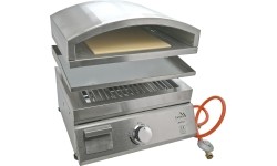 Grill gazowy stołowy NAPOLI + piec do pizzy + płyta grillowa
