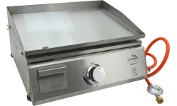 Grill gazowy stołowy NAPOLI + piec do pizzy + płyta grillowa