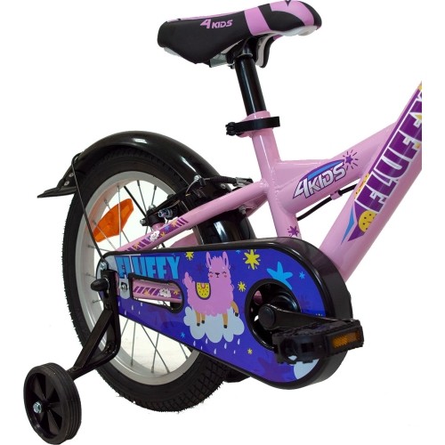 4KIDS Fluffy 16" dydis 9.5" (24 cm) (plieninis, rožinė)