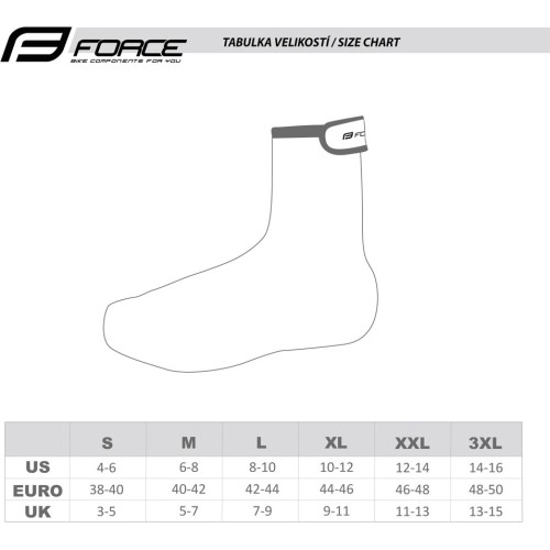Antbačiai FORCE PU DRY ROAD (juodi) 42-44 (L)