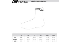 Antbačiai FORCE PU DRY ROAD (juodi) 44-46 (XL)
