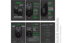 Zestaw sygnalizatorów brań ZFISH Zx8 4+1