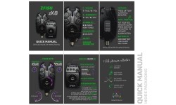 Zestaw sygnalizatorów brań ZFISH Zx8 3+1