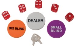 Philos Poker set case aluminum100 chips 11,5 gr
