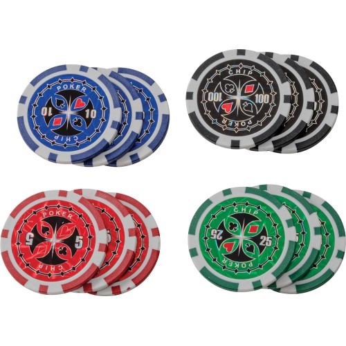 Philos Poker set case aluminum100 chips 11,5 gr