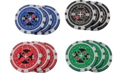 Philos Poker set case aluminum100 chips 11,5 gr