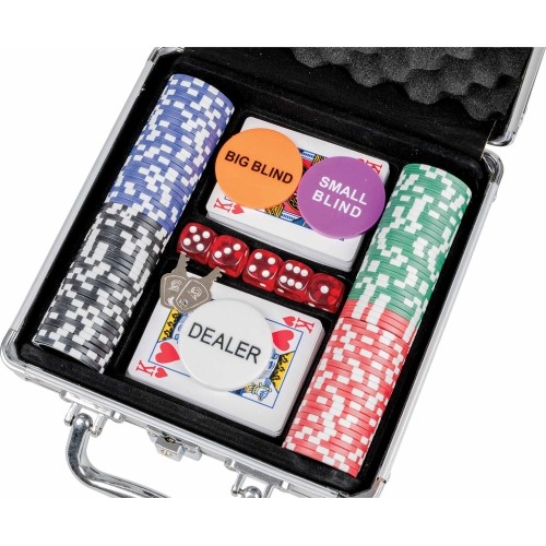 Philos Poker set case aluminum100 chips 11,5 gr