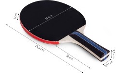 Zestaw do tenisa stołowego: 2 rakietki, 3 piłeczki