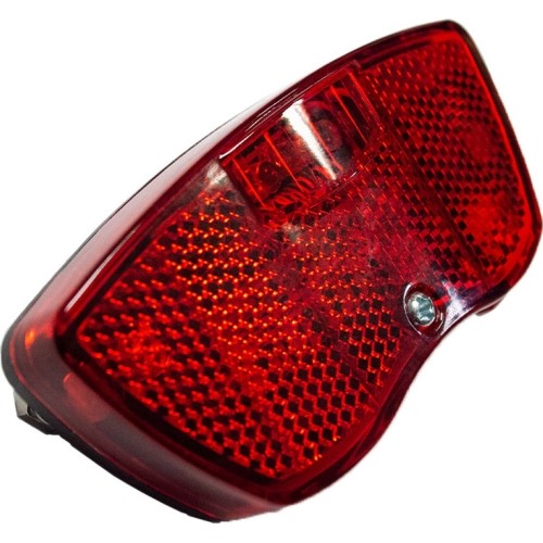 Tylna lampka z 3 diodami, na baterie, 8 cm