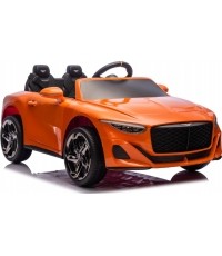 Pojazd elektryczny Bentley Continental GT, pomarańczowy
