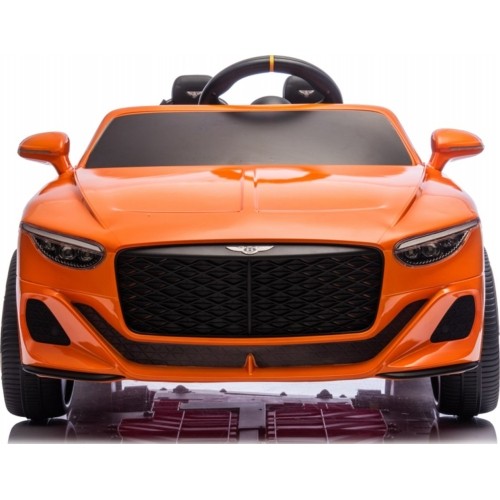 Pojazd elektryczny Bentley Continental GT, pomarańczowy