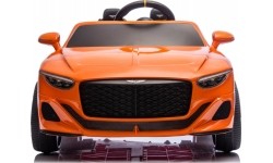 Pojazd elektryczny Bentley Continental GT, pomarańczowy