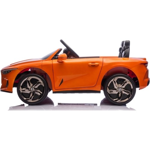 Pojazd elektryczny Bentley Continental GT, pomarańczowy