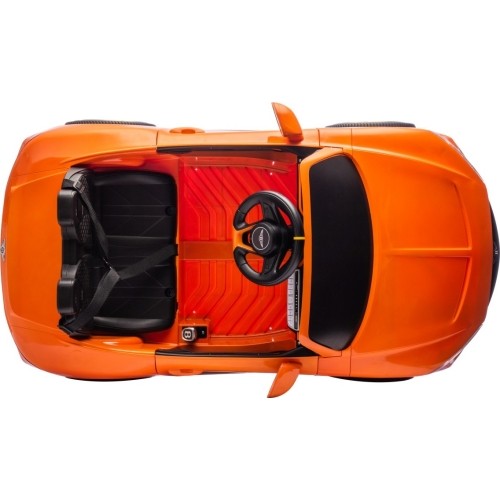 Pojazd elektryczny Bentley Continental GT, pomarańczowy