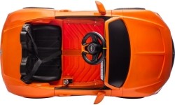 Pojazd elektryczny Bentley Continental GT, pomarańczowy