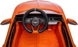 Pojazd elektryczny Bentley Continental GT, pomarańczowy