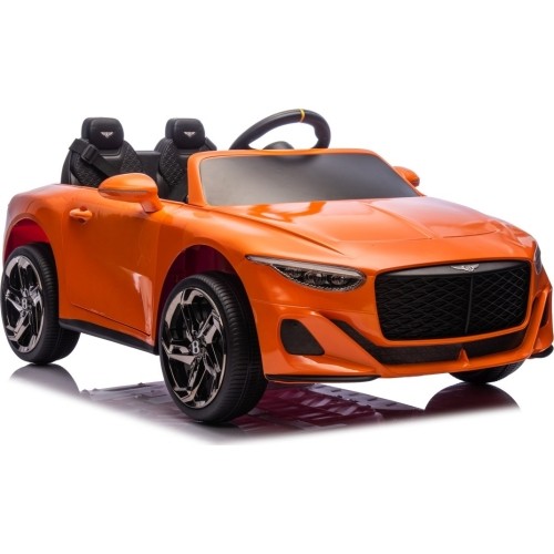 Pojazd elektryczny Bentley Continental GT, pomarańczowy