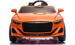 Pojazd elektryczny Bentley Continental GT, pomarańczowy