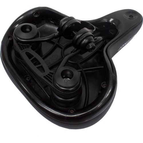 Siodełko BENSON E-BIKE 235 x 195 mm (czarno-szare)