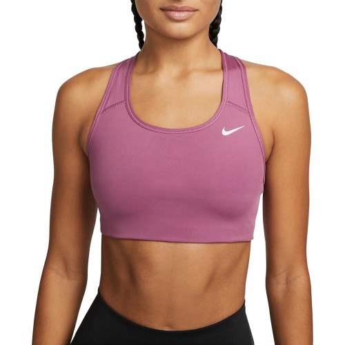 Nike damski stanik sportowy Swoosh Bra Non Pad Purple BV3630 507