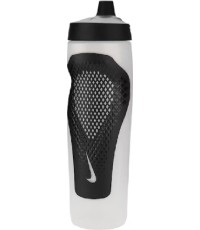 Bidon Nike NK Refuel Bottle Grip 24Oz czarno-biały N1010867
