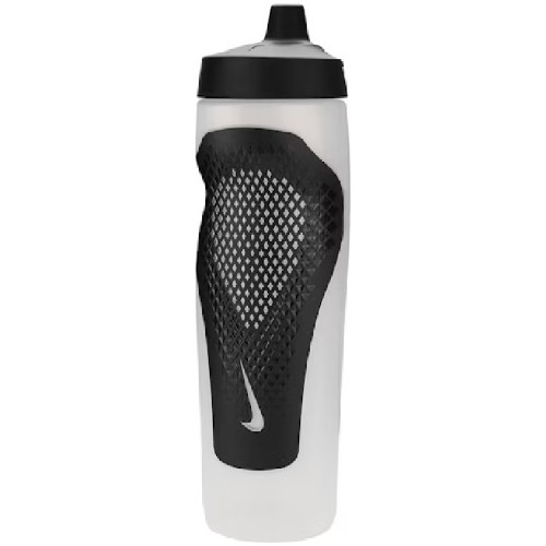 Bidon Nike NK Refuel Bottle Grip 24Oz czarno-biały N1010867