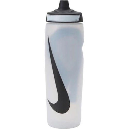 Bidon Nike NK Refuel Bottle Grip 24Oz czarno-biały N1010867