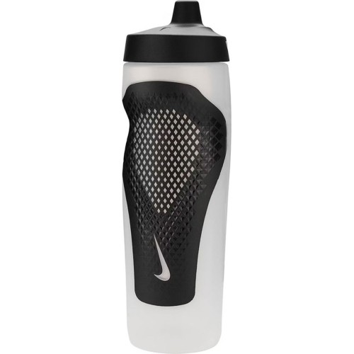 Bidon Nike NK Refuel Bottle Grip 24Oz czarno-biały N1010867