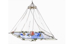 BasicNature Mosquito net 'Classic' Canopy