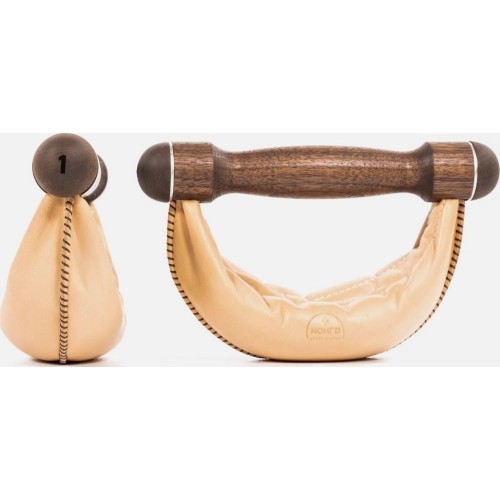 Zestaw hantli SwingBells orzech naturalny - 4 kg
