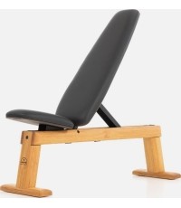 Ławka uniwersalna WeightBench dębowa - Echtleder