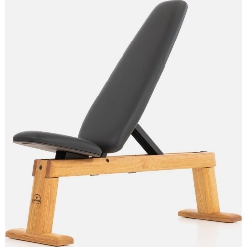 Ławka uniwersalna WeightBench dębowa - Echtleder