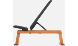 Ławka treningowa WeightBench, wiśnia - Echtleder